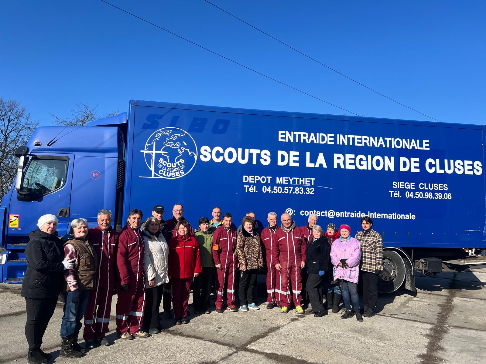 L'équipe et les bénévoles de l'Entraide Internationale